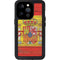 Spain Flag Dark Wood iPhone 15 Pro Waterproof Case