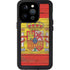 Spain Flag Dark Wood iPhone 15 Pro Waterproof Case