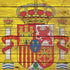 Spain Flag Dark Wood iPhone XS Max Skin