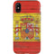 Spain Flag Dark Wood iPhone XS Pro Case