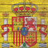 Spain Flag Dark Wood iPhone XS Pro Case