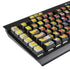 Spain Flag Dark Wood K95 RGB PLATINUM Mechanical Gaming Keyboard Skin