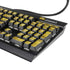 Spain Flag Dark Wood K95 RGB PLATINUM Mechanical Gaming Keyboard Skin