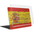 Spain Flag Dark Wood MacBook Air 15in (2023-2025) Case plus Skin