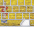 Spain Flag Dark Wood Magic Keyboard Skin