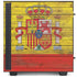 Spain Flag Dark Wood NZXT H510 Compact ATX Mid-Tower Case Skin