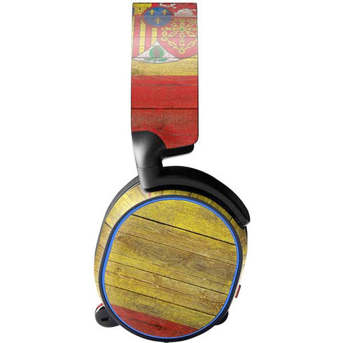 Spain Flag Dark Wood SteelSeries Arctis 5 Skin