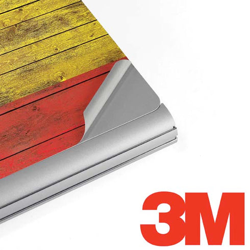 Spain Flag Dark Wood Surface Book 2 15in Skin