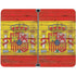 Spain Flag Dark Wood Surface Duo Skin