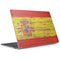 Spain Flag Dark Wood Surface Laptop 2 Skin
