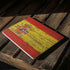 Spain Flag Dark Wood Surface Laptop 3 13.5in Skin