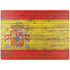 Spain Flag Dark Wood Surface Laptop 4 15in Skin