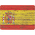 Spain Flag Dark Wood Surface Laptop Studio Skin