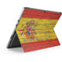 Spain Flag Dark Wood Surface Pro 8 Skin