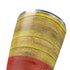 Spain Flag Dark Wood Yeti 20oz Tumbler Skin