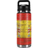 Spain Flag Dark Wood YETI Rambler 26oz Bottle Skin