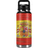 Spain Flag Dark Wood YETI Rambler 36oz Bottle Skin