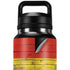 Spain Flag Dark Wood YETI Rambler 36oz Bottle Skin