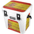 Spain Flag Dark Wood YETI Roadie 24 Hard Cooler Skin