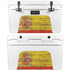 Spain Flag Dark Wood YETI Tundra 45 Hard Cooler Skin