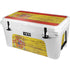 Spain Flag Dark Wood YETI Tundra 65 Hard Cooler Skin