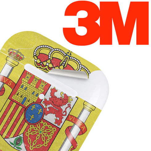 Spain Flag Distressed Apple AirPods 2 Skin