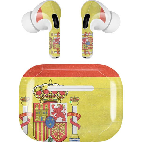Spain Flag Distressed Apple AirPods Pro Skin