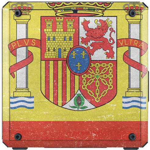 Spain Flag Distressed Cooler Master MasterBox Q300L Mini Tower Skin
