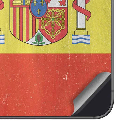 Spain Flag Distressed Galaxy A14 5G Skin