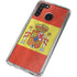 Spain Flag Distressed Galaxy A21 Clear Case