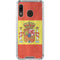 Spain Flag Distressed Galaxy A30 Clear Case