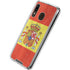 Spain Flag Distressed Galaxy A30 Clear Case