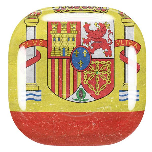 Spain Flag Distressed Galaxy Buds Live Skin