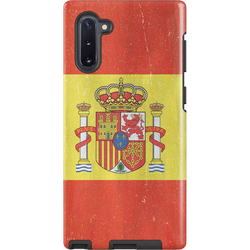Spain Flag Distressed Galaxy Note 10 Pro Case