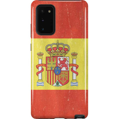 Spain Flag Distressed Galaxy Note20 5G Pro Case