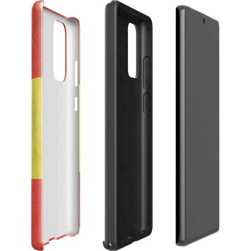 Spain Flag Distressed Galaxy Note20 5G Pro Case