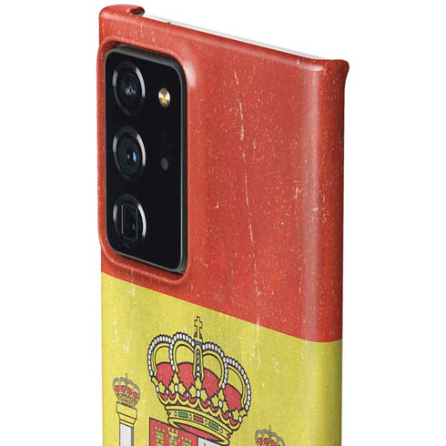 Spain Flag Distressed Galaxy Note20 Ultra 5G Lite Case