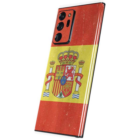 Spain Flag Distressed Galaxy Note20 Ultra 5G Skin