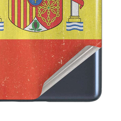 Spain Flag Distressed Galaxy S20 Fan Edition Skin