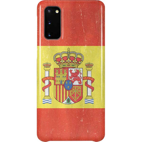 Spain Flag Distressed Galaxy S20 Lite Case
