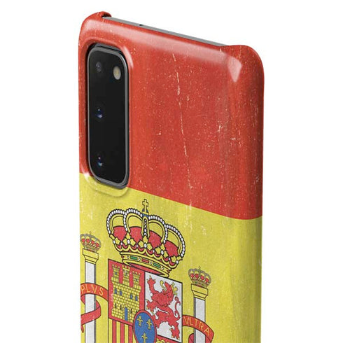 Spain Flag Distressed Galaxy S20 Lite Case