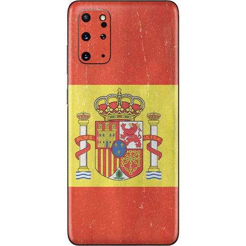 Spain Flag Distressed Galaxy S20 Plus Skin