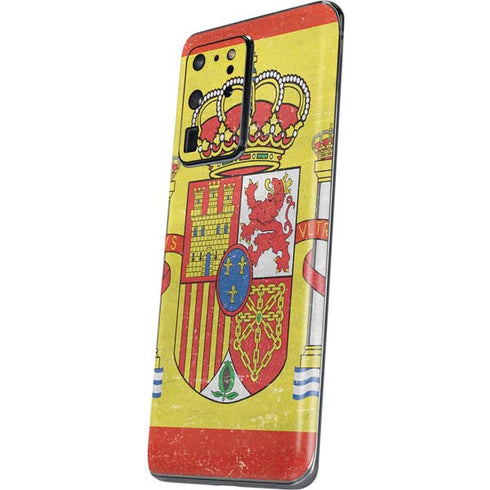 Spain Flag Distressed Galaxy S20 Ultra 5G Skin