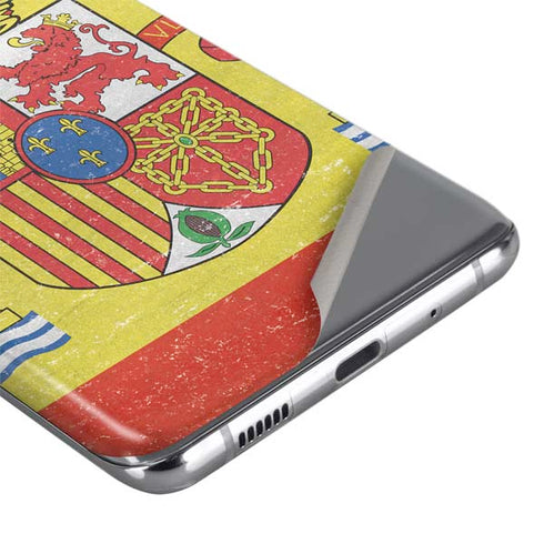 Spain Flag Distressed Galaxy S20 Ultra 5G Skin