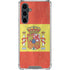 Spain Flag Distressed Galaxy S23 FE Clear Case