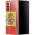Spain Flag Distressed Galaxy Z Fold2 5G Skin
