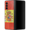 Spain Flag Distressed Galaxy Z Fold3 5G Skin