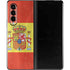 Spain Flag Distressed Galaxy Z Fold3 5G Skin