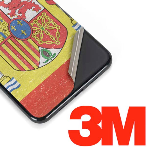 Spain Flag Distressed Google Pixel 3a Skin