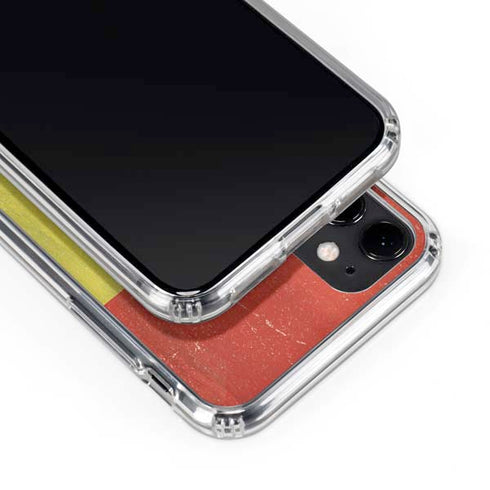 Spain Flag Distressed iPhone 11 Clear Case